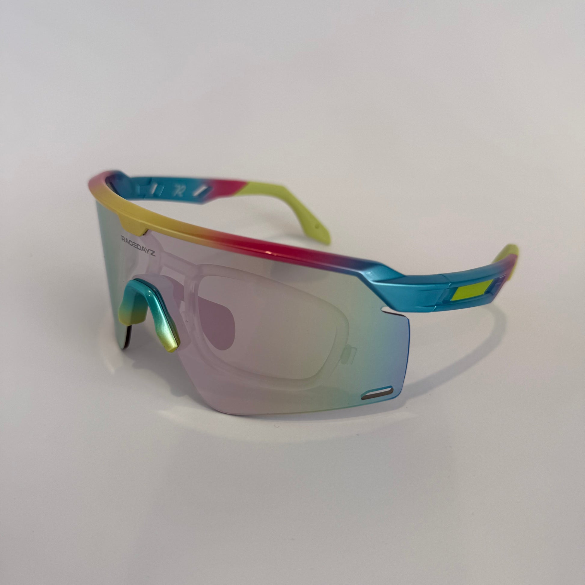 des Sables Multicoloured Frame Performance Sunglasses - Side Profile